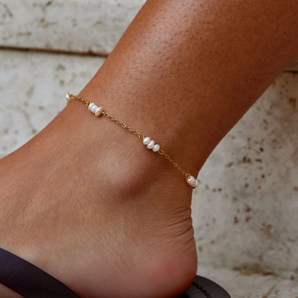 Alena Pearl Anklet